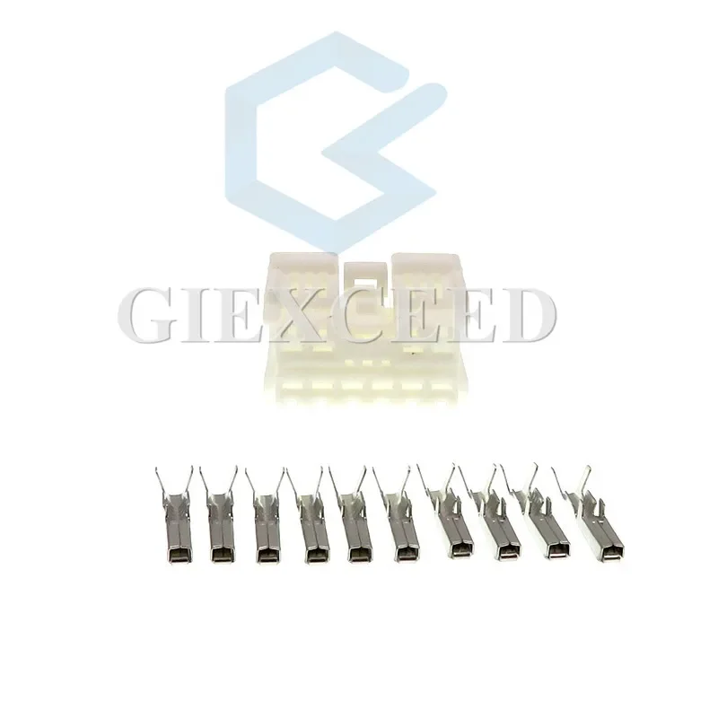 2 Sets 10 Pin 1674113-1  Automotive Wire Cable Connector AC Assembly Auto Socket For Car Motor