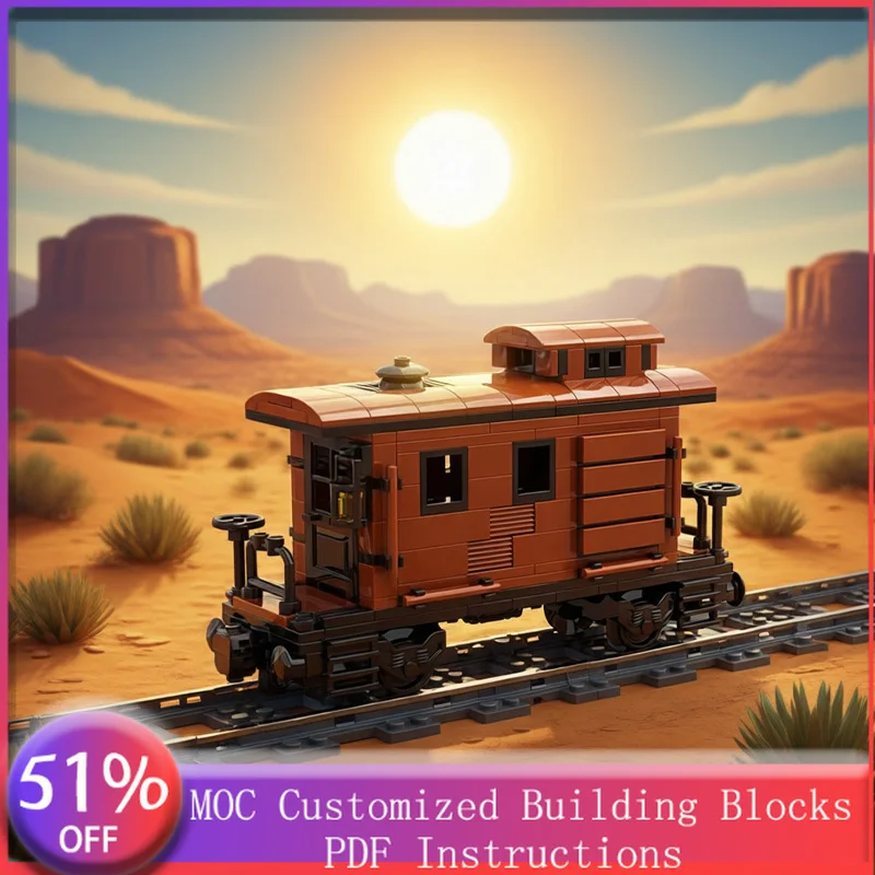 ชุดตัวต่อรถเบรกเก่า 262 ชิ้น MOC แบบประกอบเองได้ ของเล่นเด็กยอดนิยม ชุดตัวต่อเพื่อการศึกษา ของขวัญวันเด็กผู้ชาย