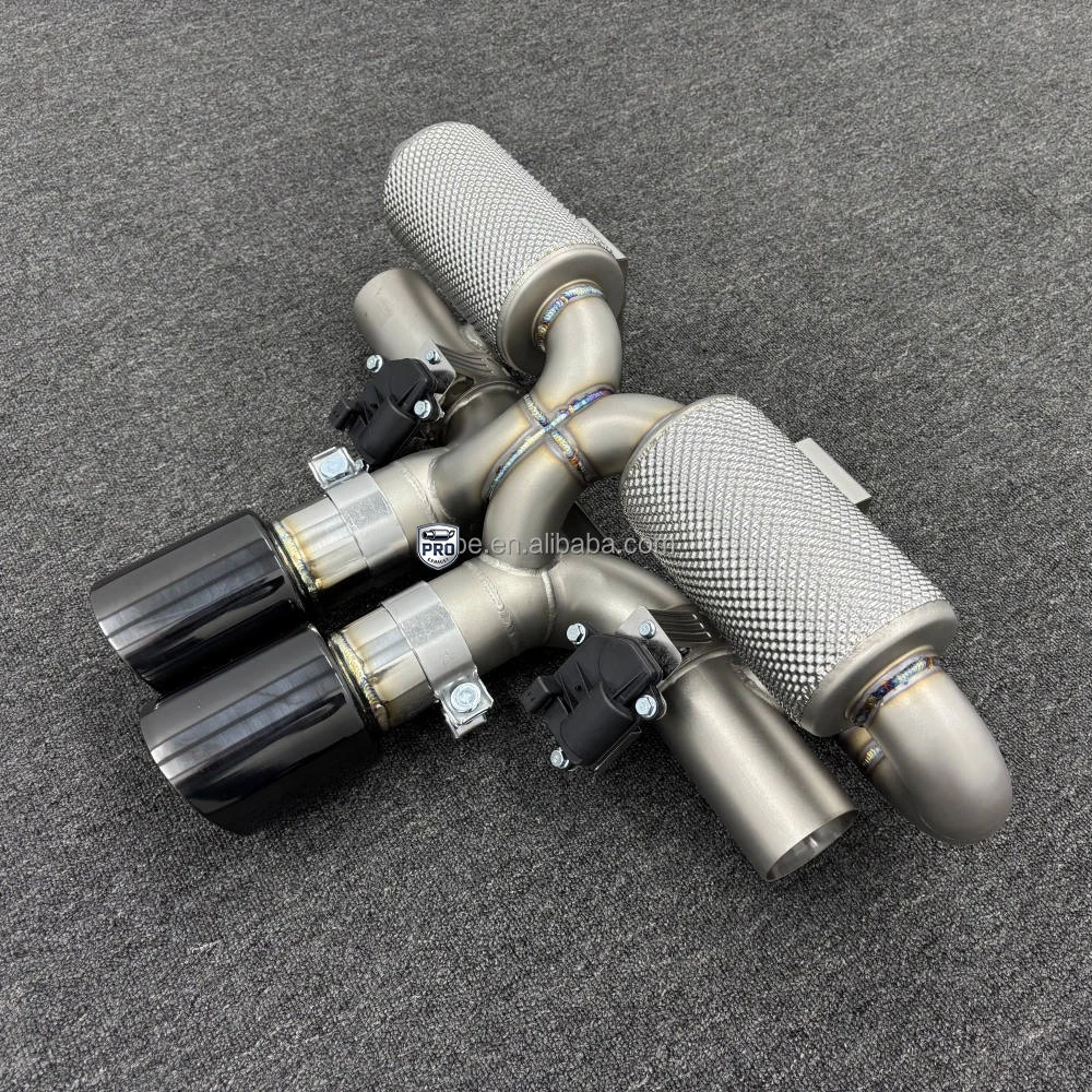Rytan Exhaust Pipe Exhaust Valved 304 Stainless Steel Valvetronic Exhaust System Catback for Porsche 992 911 3.0T Change to GT3