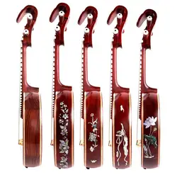 Chinese Traditional 4 Strings Lute Musical Instrument Zhongruan Stage Performance Professional Musical Instruments