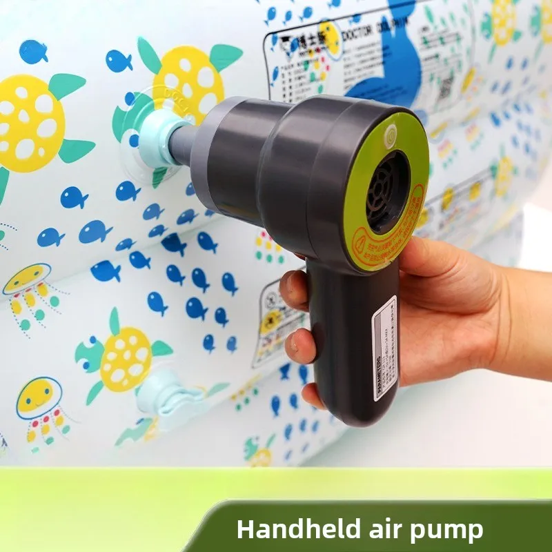 Handheld Air Pump for Household Car Outdoor Travel Portable Air Pump Swimming Ring Air Pump Lithium Battery Storage