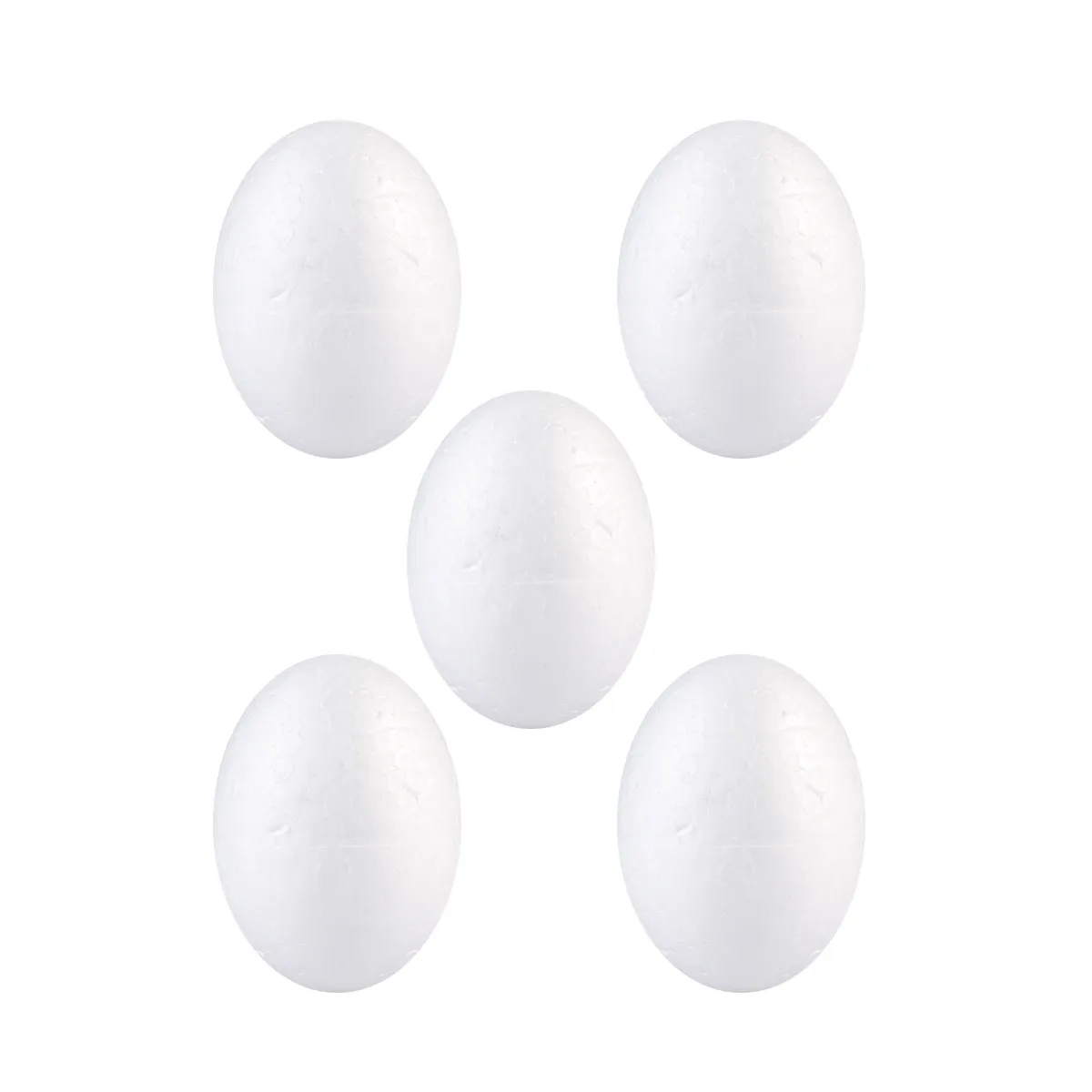 

50Pcs White Eggs Foam Core Sturdy Design DIY Easter Eggs Crafts Craft Decorations Painting Supplies Egg Egg Easter