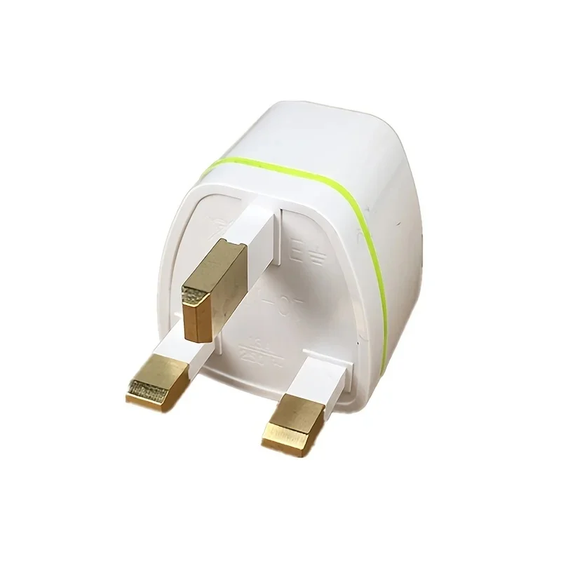 2pcs/1pc Universal UK Travel Adapter for US EU AU UK,Pure Copper 3-Pin, Compatible with Germany France Italy Malaysia Singapore.