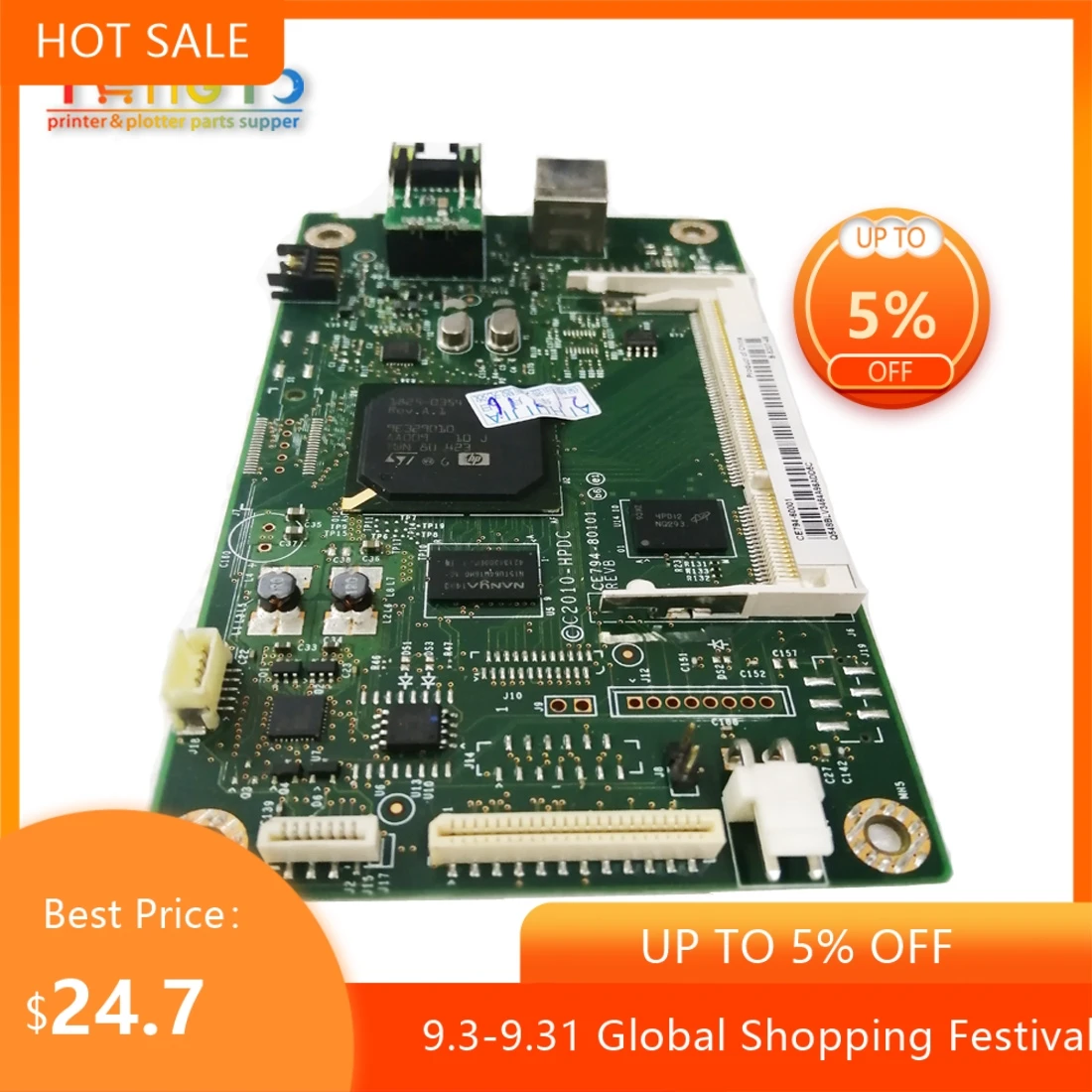 

CE794-60001 Логическая материнская плата форматирования для HP CLJ Pro300 M351/M351a/M351dw/M351dn/M351nw/Pro400 M451/M451dn/M451dw/M451nw