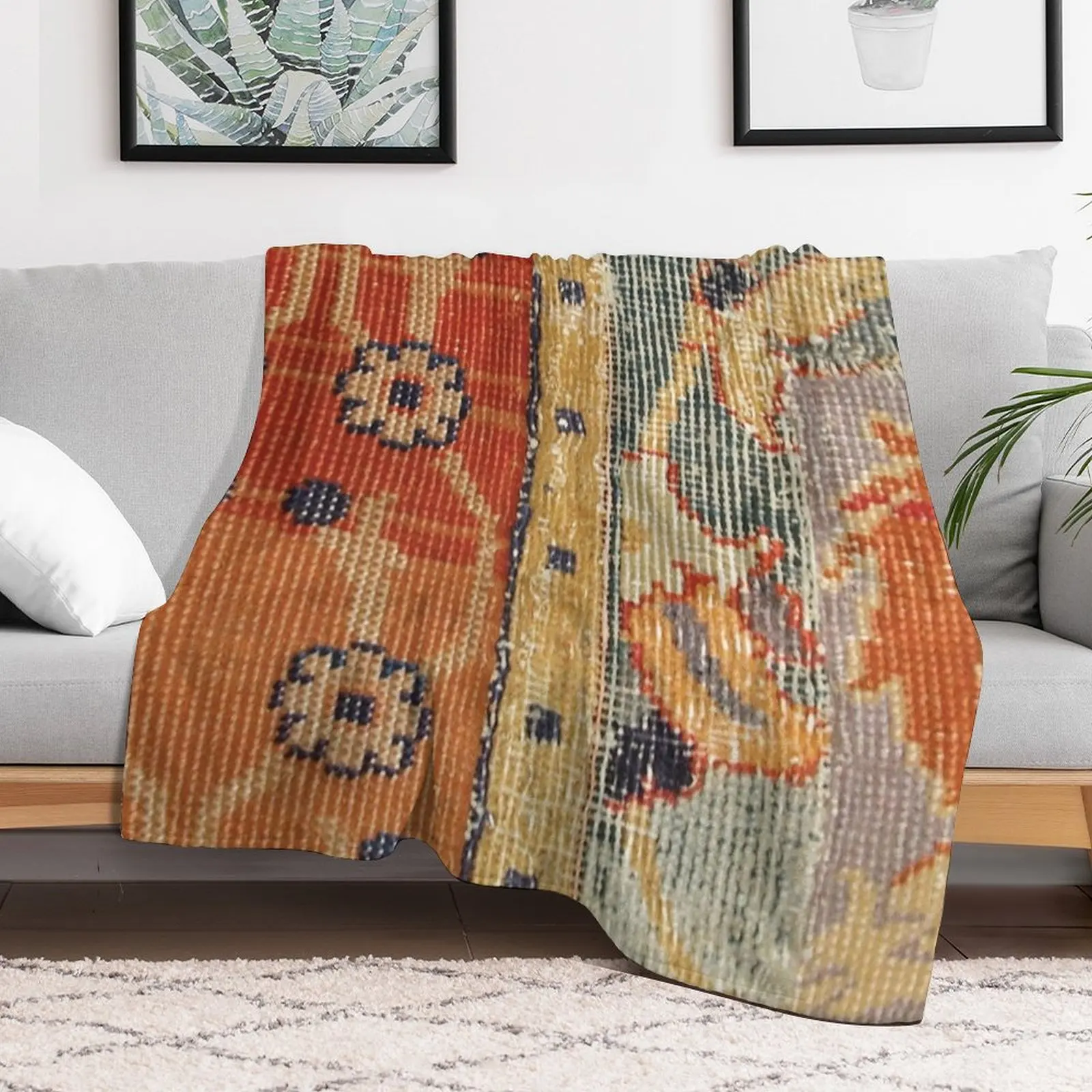 Coperta antica Kilim 10 coperte per pisolino in flanella sottile e pelosa