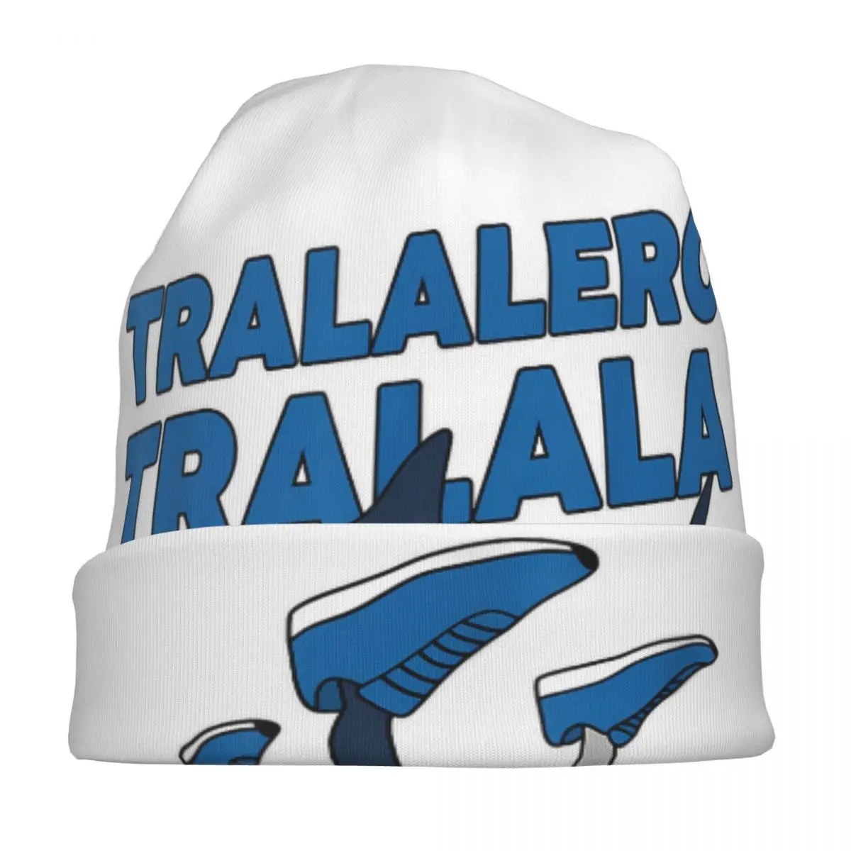 Tralalero Tralala قبعات الإيطالية Brainrot ميمي القوطي الخريف الشتاء في الهواء الطلق Skullies قبعة حريمي الربيع الدافئة ذات الاستخدام المزدوج بونيه قبعة #3