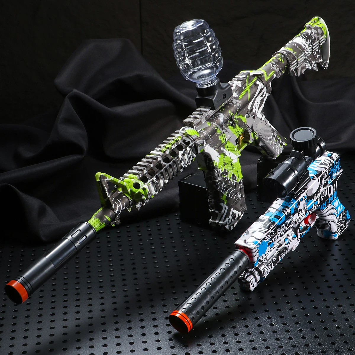M416 Electric Blasting Toy Gun Set, High Precision Shooting Toy, the Perfect Outdoor Birthday Toy Gift (Without Bullets)