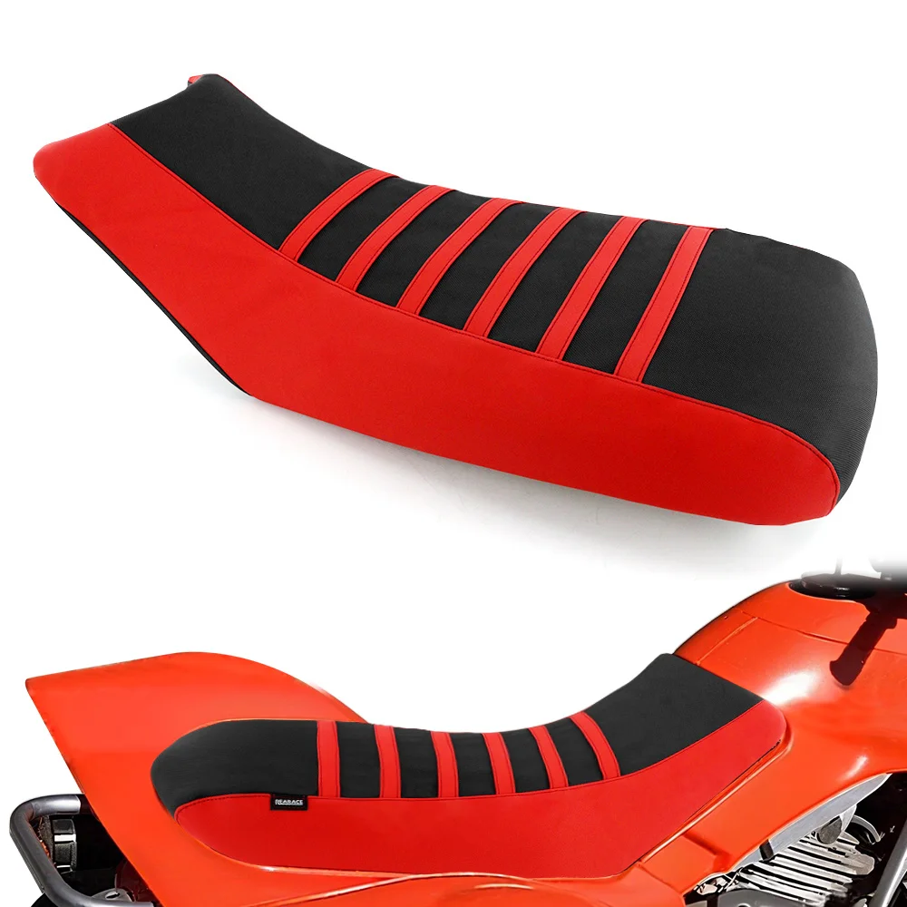 

Motorcycle Non-Slip Seat Cover For Honda TRX300 Fourtrax 300 2x4 TRX300 fw Fourtrax 300 4x4 1988-2000 Ribbed Gripper Seat Cover