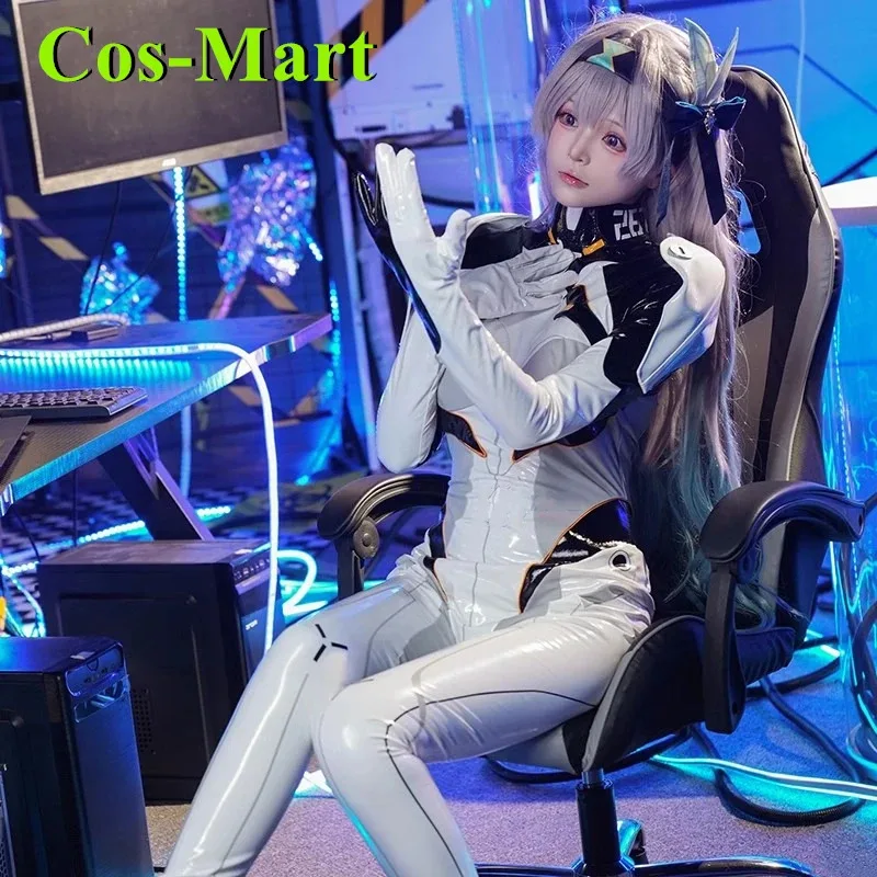 Cos-Mart เกม Honkai: Star Rail Firefly คอสเพลย์เครื่องแต่งกาย Battledress กิจกรรมเล่นบทบาทเสื้อผ้า
