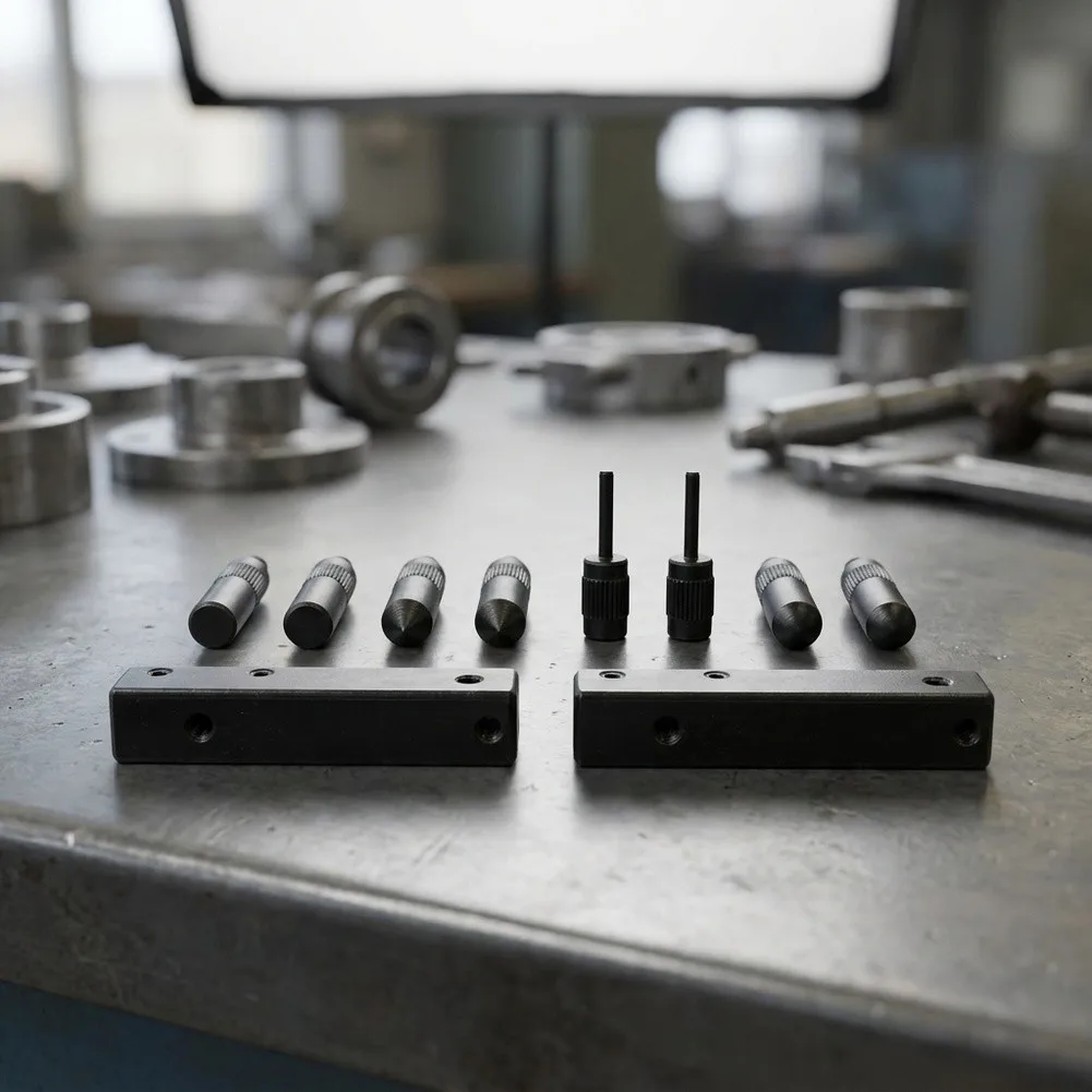 Caliper Attachment Kit with 4 Hardened Point Extensions Screws Clamp and Key for Enhanced For Depth Measurement Accuracy