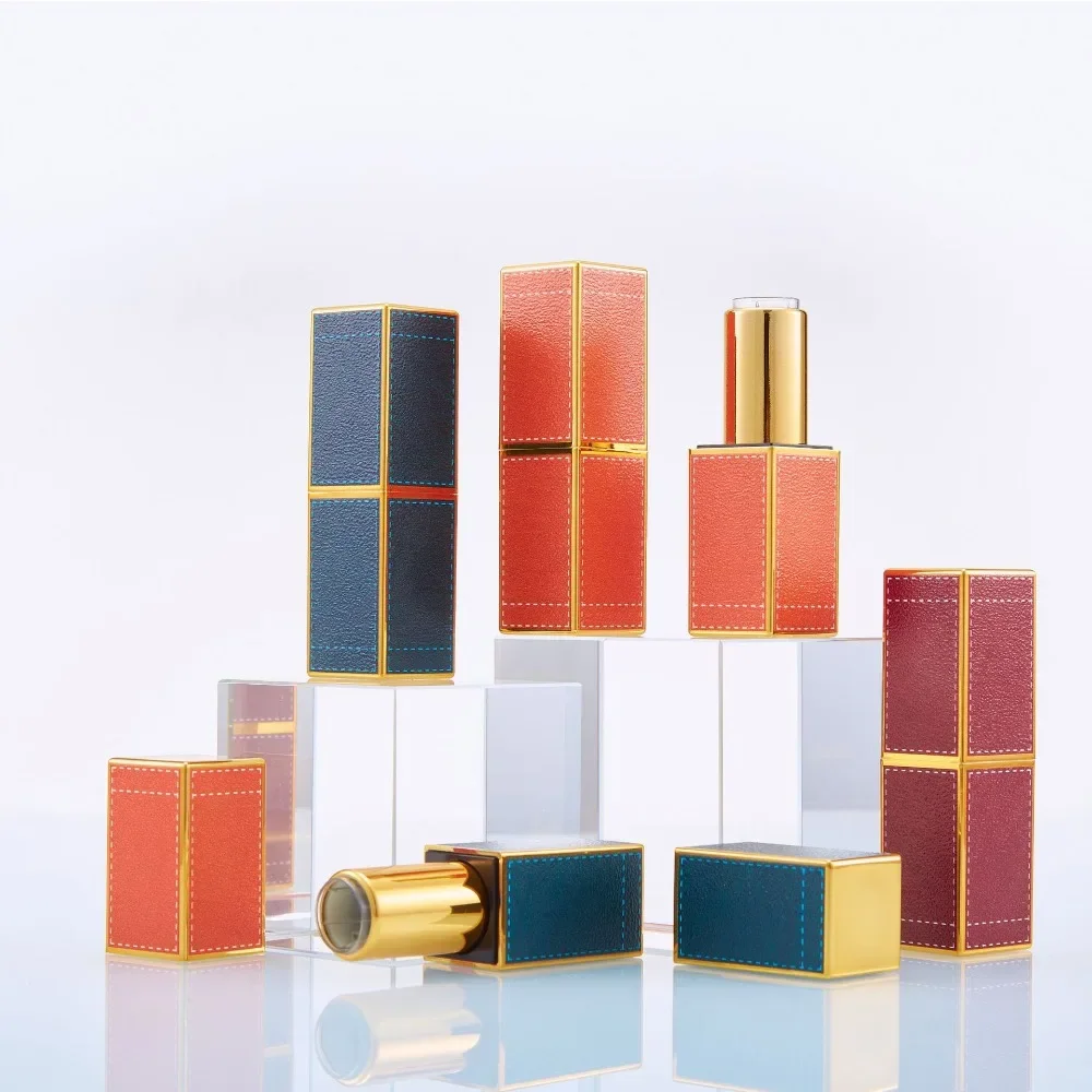 

10PCS 4g Mini Reusable Lipstick Bottles for Makeup DIY Lipstick Material 3D Printed Magnetic Button Empty Cosmetic Sample Bottle