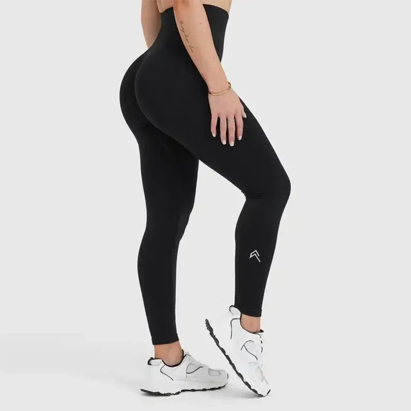 Oneractive Fitness Women Sport Seamless Leggings High Waist Elastic Solid Yoga Leggings Gym Trainning Joggings Pants Female