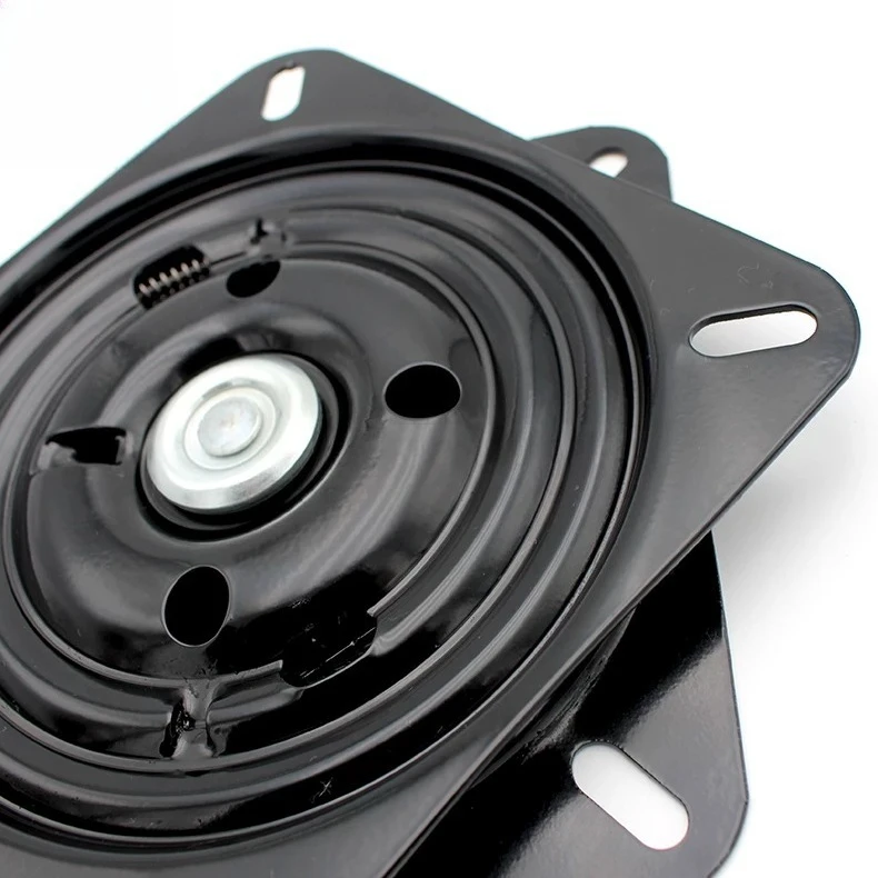 7 Inch 178mm Automatic Pull-back Springback Iron Turntable Reset Turntable Rotating Chair Bar Chair Dining Table TV Base