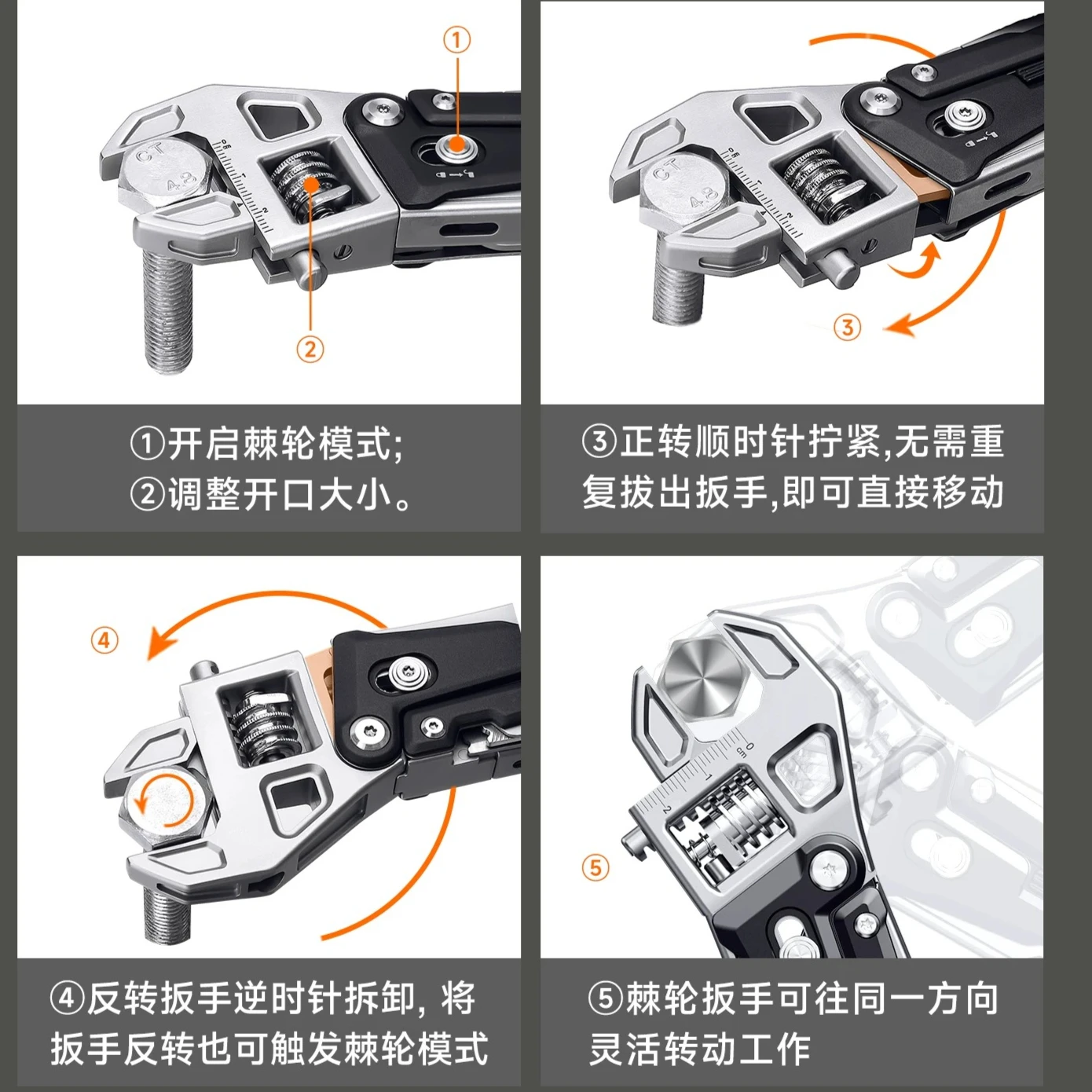 Outdoor Folding Portable Hand Tools Camping and Hiking Multifunctional Pliers Wrenches Ratchet Tools