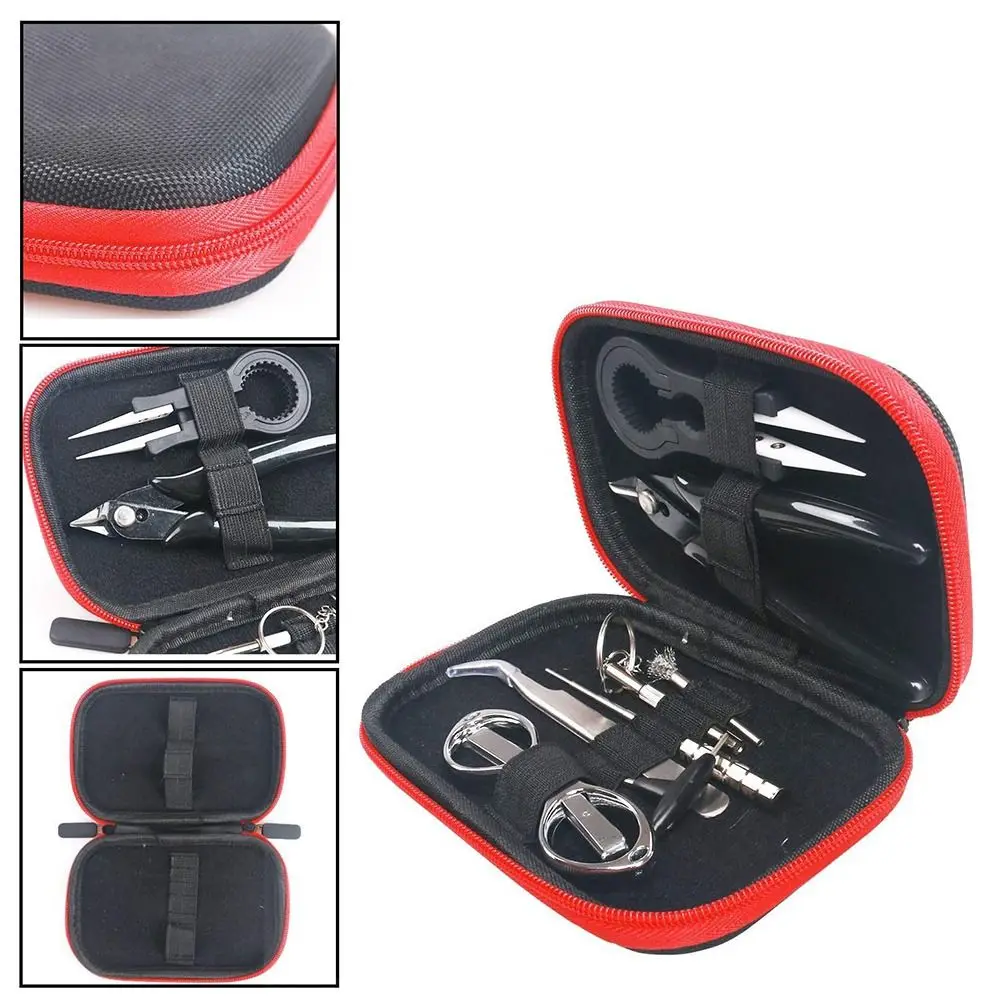 

9Pcs/set 9 in 1 Artistic Repair Tool Kit Screwdriver Curved Tweezers Blacksmith Tool Set T-shaped Screwdriver Carry Bag