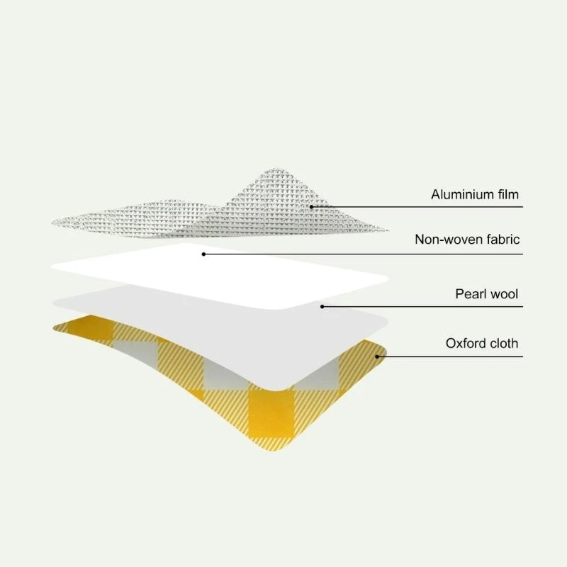 

Large Capacity Basket Insulated Basket Coolers Bag Grocery Shopping Bag for Outdoor, Travel, Beach