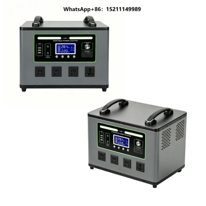 Portable Power Station 2200W Peak 4000W 2200Wh/2560Wh LiFePO4 Battery Solar Generator for Home Use Power