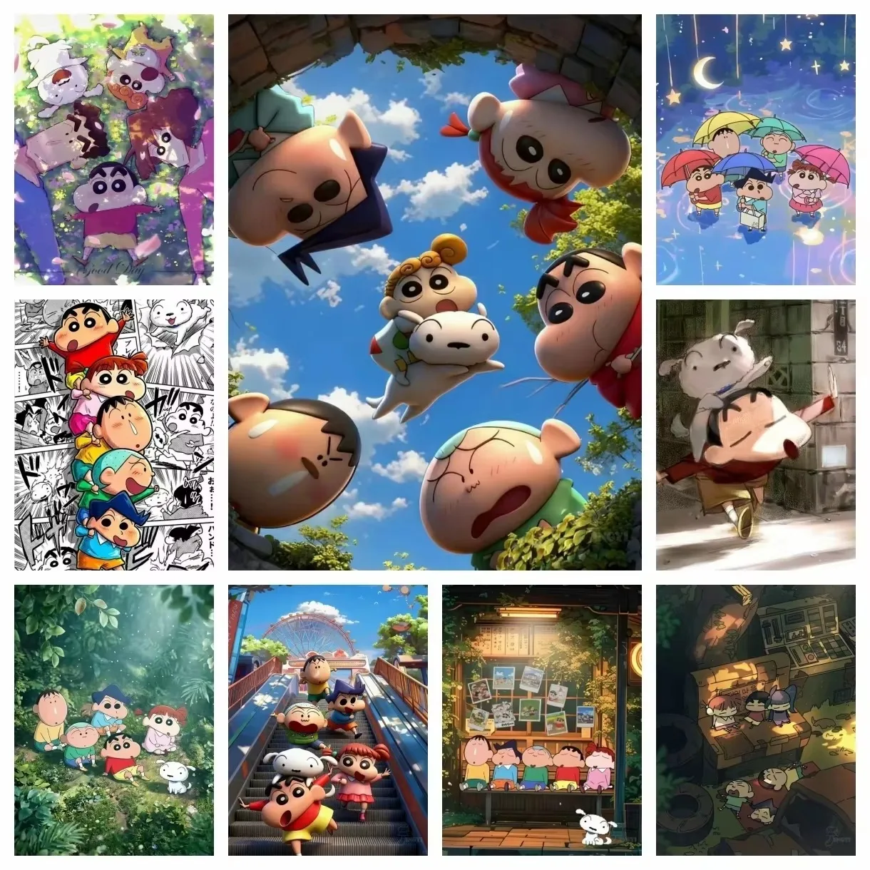 1000 Pieces Jigsaw Puzzle Crayon Shin-chan Cartoon Anime Art For Adults Great Weekend Relaxation And Family Fun