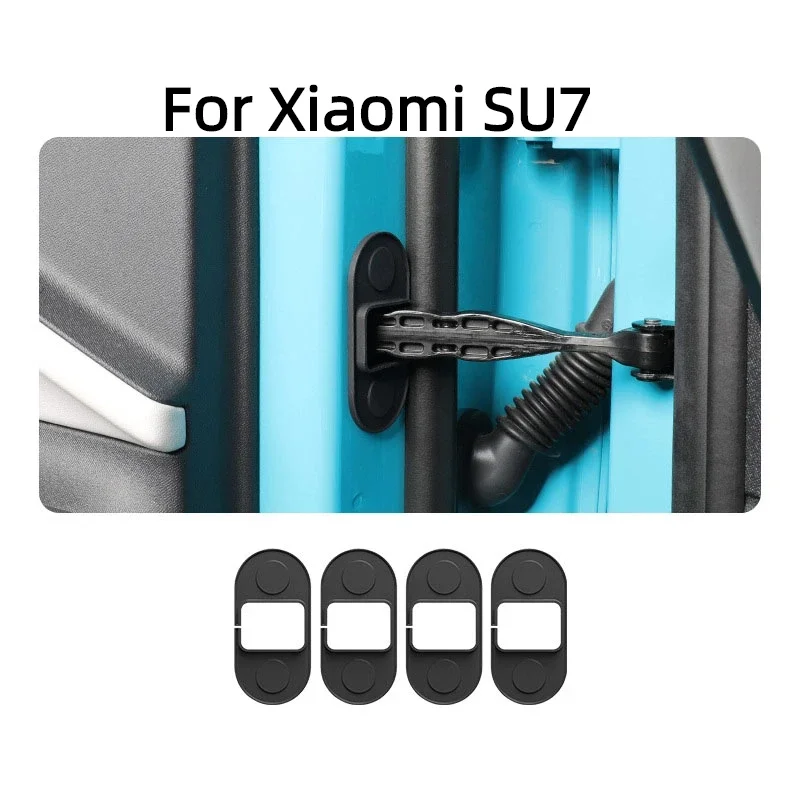Door Hinge Protective Cover For Xiaomi SU7 2024 Car Styling Door Hinge Waterproof Cover  Door Link Rain Cover Auto Accessories