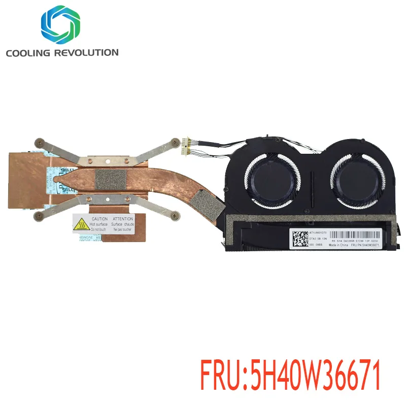 Laptop CPU Heat sink Fan ND55C86 for Lenovo ThinkPad X1 Carbon 9th X1 Yoga 6th FRU PN: 5H40W36671