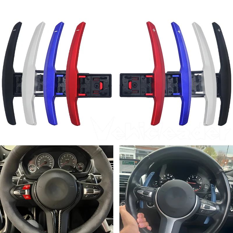 

Car Paddle Shifter Gear Shift ShifterFor BMW M3 M4 M5 F10 F20 F30 F80 F48 F45 F02 i01 i12 Steering Wheel Extension Accessories