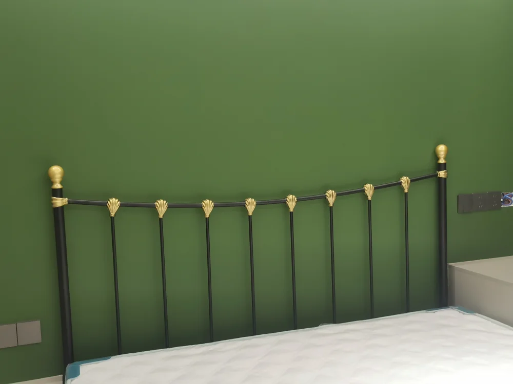 For Wrought iron bed double bed 1.8 meters 1.5 meters single bed modern simple 1.2 meters children's princess