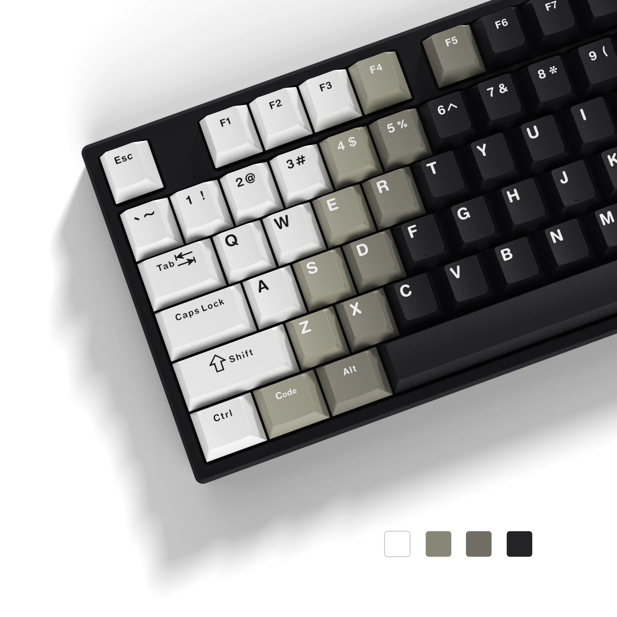 WOMIER-teclas personalizadas para teclado mecánico, teclas de perfil Cherry DYE-Sub para 131, 60%, 65%, 70%, Cherry Gateron MX, 100%