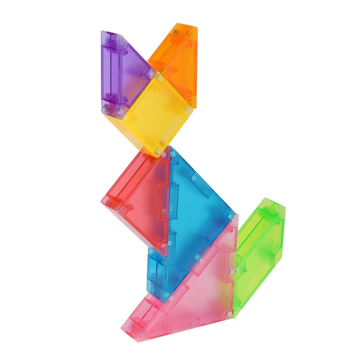 Tangram Puzzle Magnetic Mount Blocks Children's Educational Toy