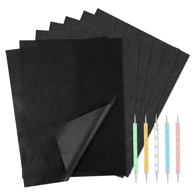 100 Sheets Carbon Transfer Paper Tracing Paper,  Copy-Paper Tracing And Transferring Drawings On Wood, Paper