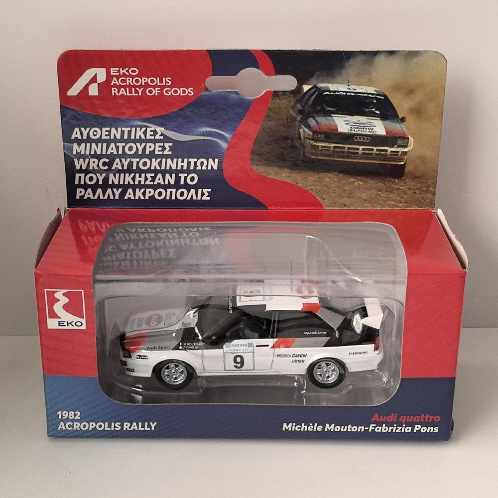 Литье под давлением IXO масштаб 1/43 AUDI QUATTRO # Модель раллийного автомобиля из сплава 9 1982, Коллекционная игрушка, подарок, сувенир, демонстрационные украшения