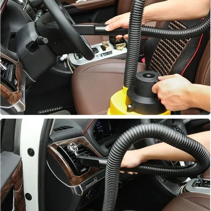 12V 100W High Power Car Vacuum Cleaner Dual Use of Dry and Wet  Hand cleaner Corded Cleaner Household Cleaning Car Accessories