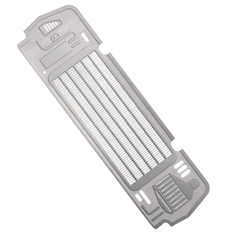 AXSPEED Piastra Griglia Del Radiatore In Acciaio Inox per TRX-4 Early Bronco 1/10 RC Crawler Modello di Auto Decorazione Parti di Accessori