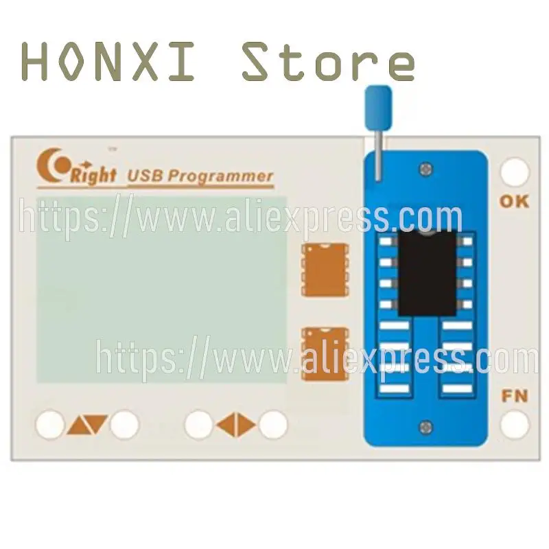 1PCS SkyPRO II offline 24 25 93 SPI FLASH programmer AVR STM32 STM8 burn