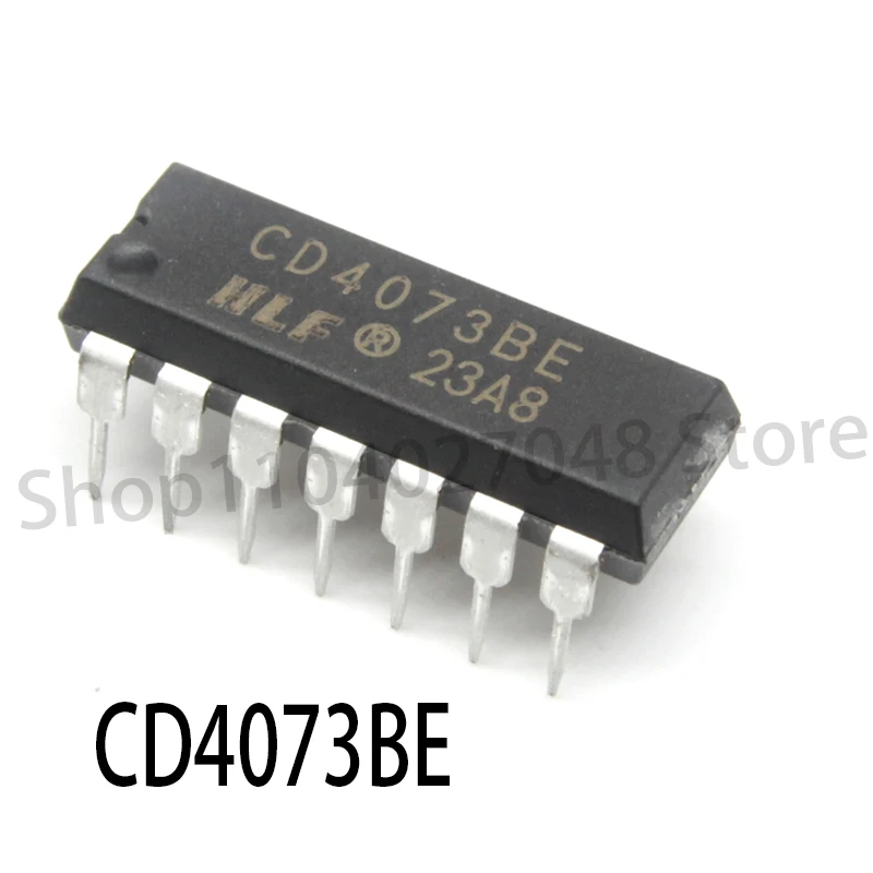 1PCS Brand new CD4073BE DIP14 3-input AND gate logic chip CMOS integrated circuit IC