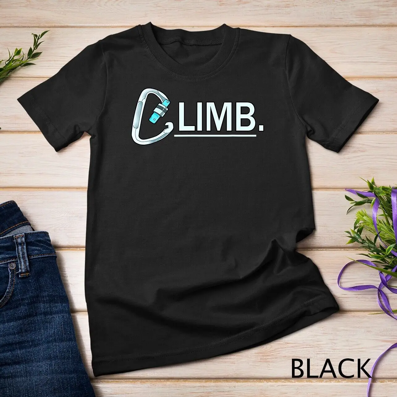 

Awesome Rock Climbing Gift Shirt Climber Bouldering T-Shirt Unisex T-shirt