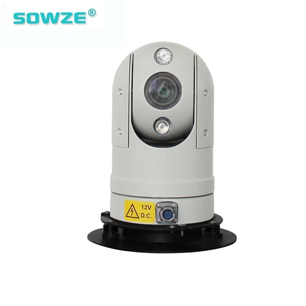 IP67 Waterproof IR Night Vision Boat PTZ Camera With IP Login in for Real Time Monitoring