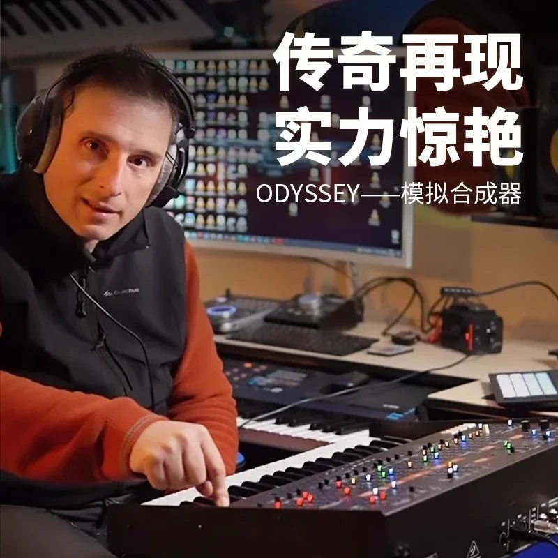 ODYSSEY Analog Synthesizer 32 Step Sorter Arpeggio Keyboard Effects
