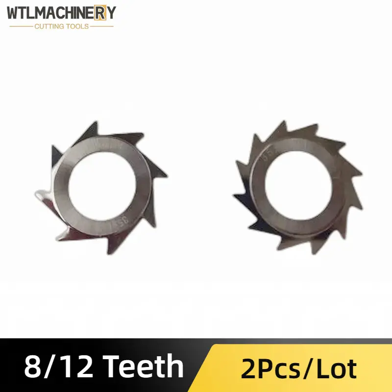 

2Pcs Muller Martini Slotting blade Grooving Blades 35x18 8/12Teeth Round Saw Blades For Binding machinery