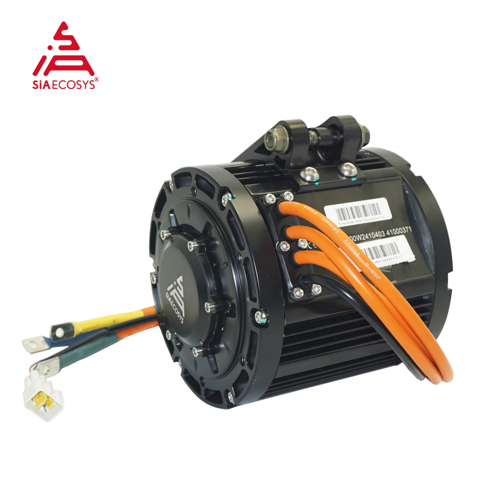 QSMOTOR QS138 2500W 72V 60H Hall Mid Drive Motor IP67 Waterproof 1:2.35 Gearbox Efficiency Max 4500RPM 50N.m for E-Motorcycle