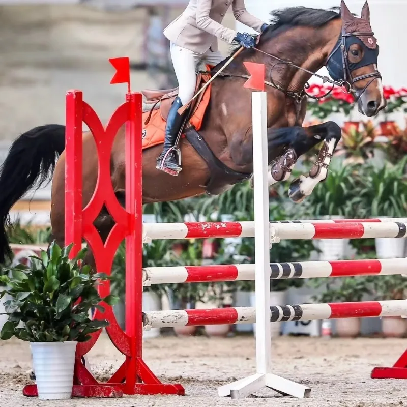 

Western Style Eco-Friendly Equestrian Show Jumping Customizable Lightweight PVC Pole Aluminum Horse Jumps