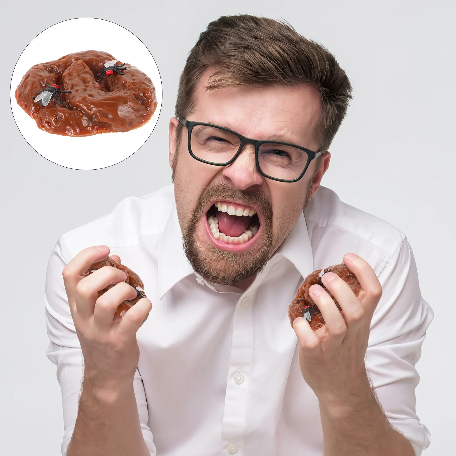 

1 комплект, реалистичная какашка, имитация какашек, многоразовый реквизит для розыгрыша для вечеринки, апрельский дурак, Хэллоуин, забавные реалистичные поддельные какашки