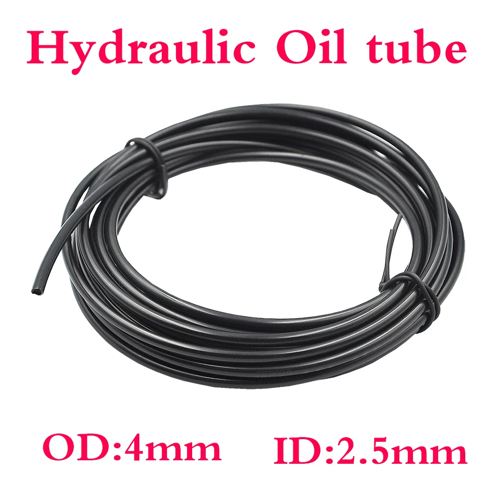 Hydraulic Oil Tube 1M D2.5x4mm Hydraulic Oil Valve Controller Tube for 1/12 and 1/14 RC Excavator Bulldozer Auto Parts