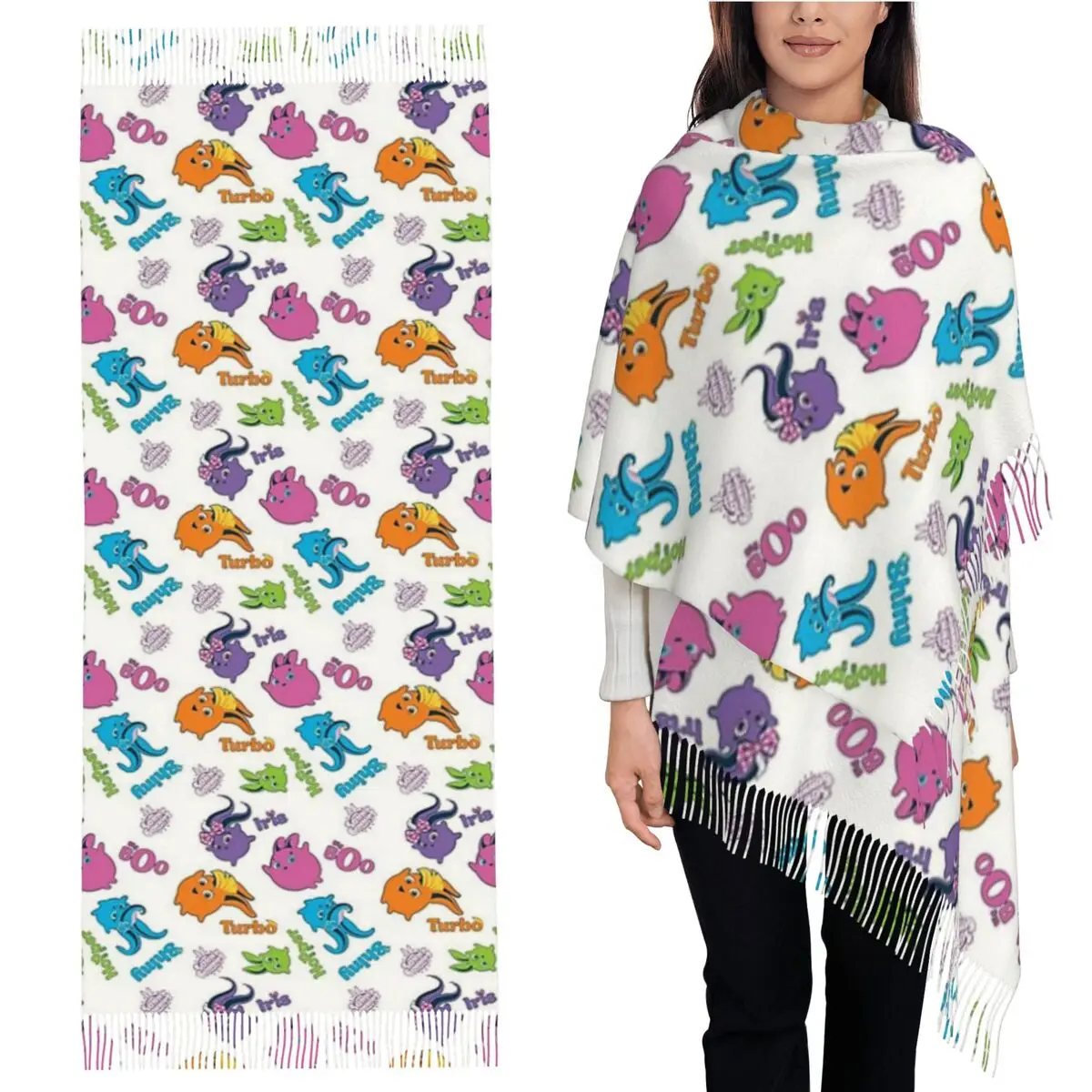 

Sunny Bunnies Scarf Tassel Scarves for Women Soft Warm Shawls and Wraps Large Fall Winter Shawl Wrap