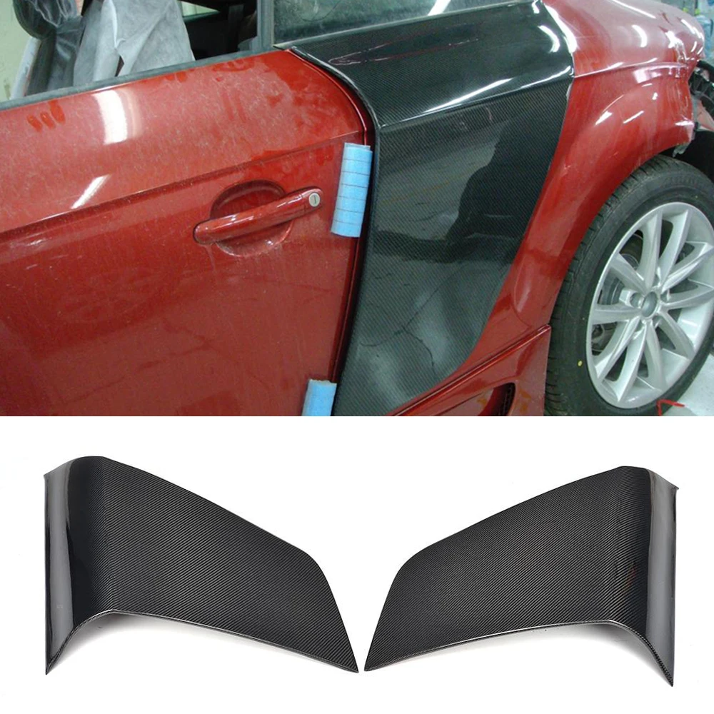 Carbon Fiber / FRP Side Door Fenders Blade Panels Flares for Audi MK2 8J TT TTS TTRS Coupe 2-Door 2008 - 2014 Door Side Fender