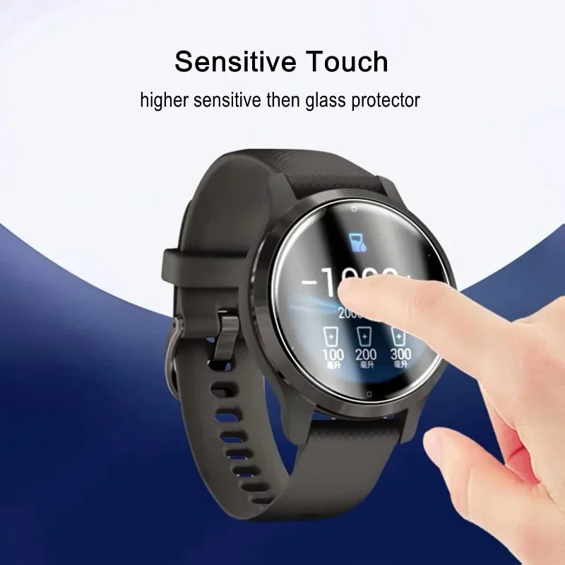 1-10 Chiếc Tấm Bảo Vệ Màn Hình Cho Garmin VENU2 /2S TPU Mềm Hydrogel Phim Chống Trầy Xước Điện Ảnh dành Cho Garmin Venu 2/2S Đồng Hồ Thông Minh Smartwatch Không Kính