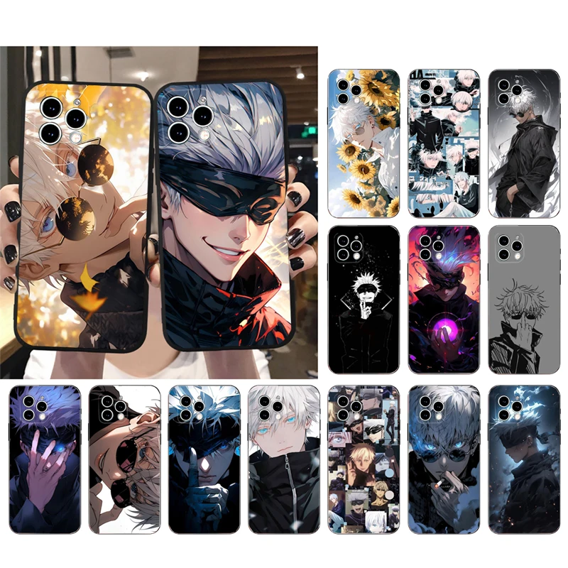 

Jujutsu Kaisen Satoru Gojo Phone Case For iphone 15 14 Pro Max 13 12 11 Pro Max XSMax XR 12 13 mini 14 Plus