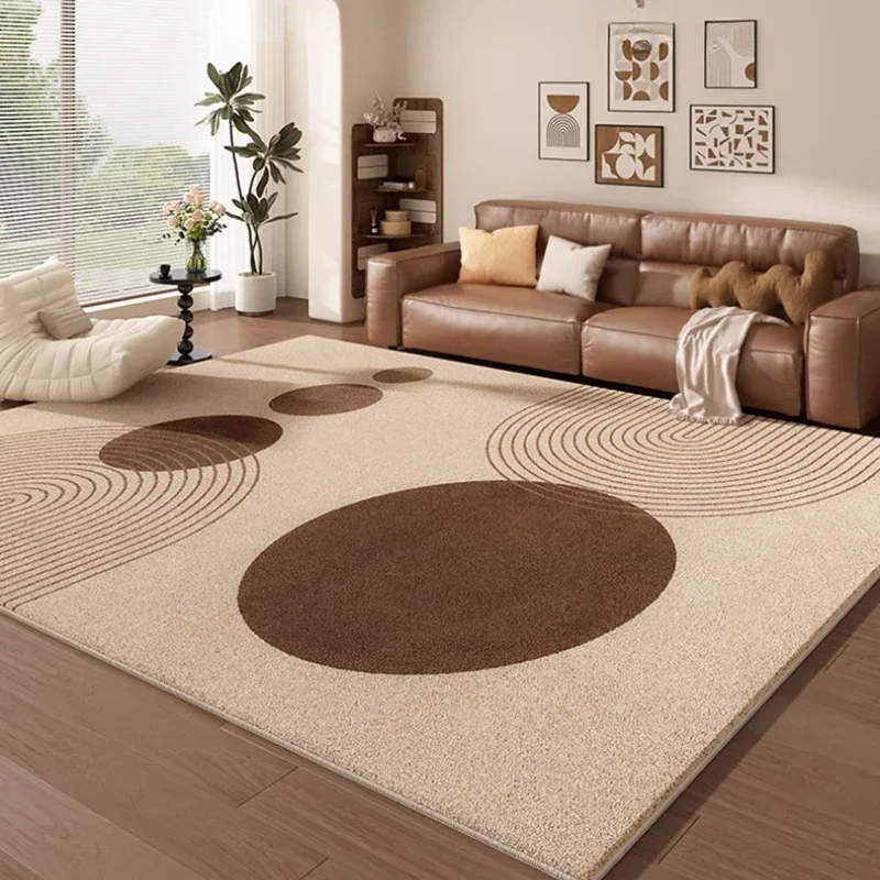 سجاد على الطراز الفرنسي القديم لغرفة النوم سجادة أرضية ناعمة منفوشة ومساحة كبيرة لتزيين غرفة المعيشة سجادة منزلية سميكة من القطيفة