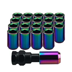 Universelle Stahl-Radmuttern 32mm für Rennräder M12x1.25 M12x1.5 Autoteile