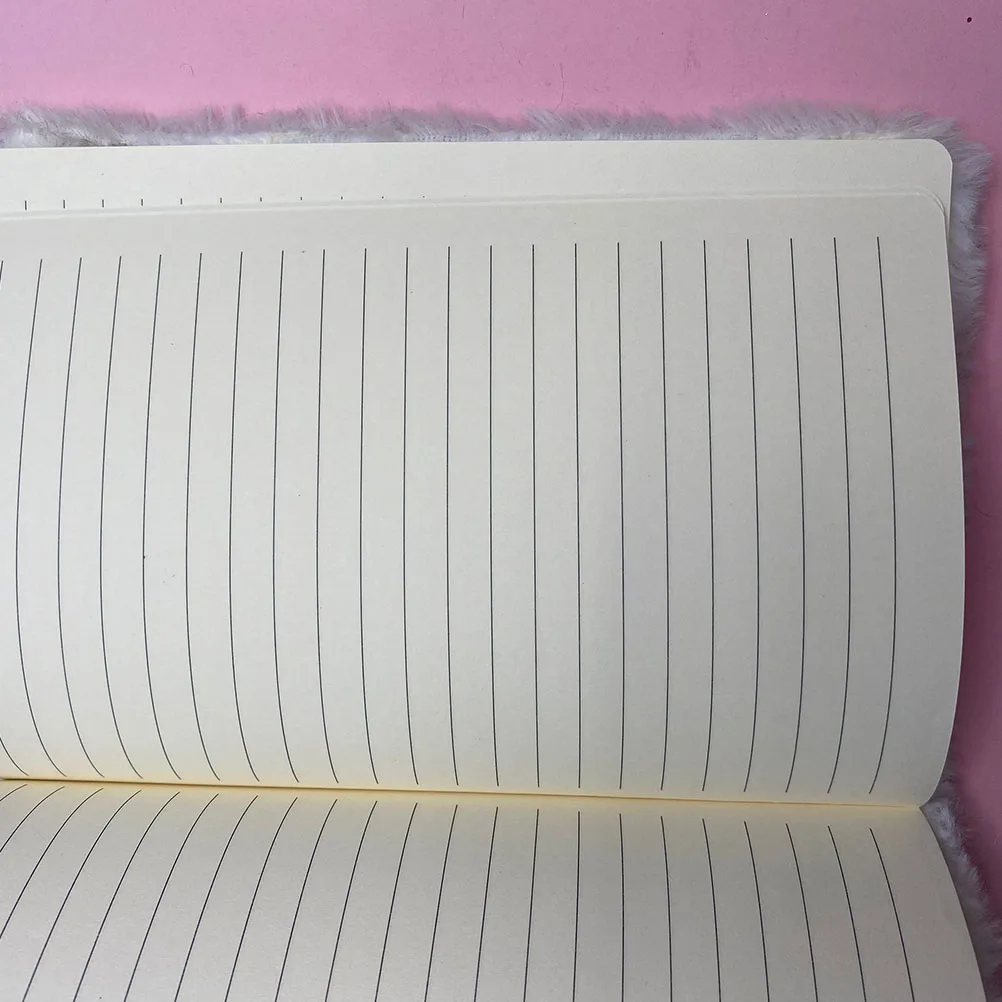 Cuaderno de dibujos animados de felpa, bloc de notas Adorable para estudiantes, diario de escritura, suministros de Panda