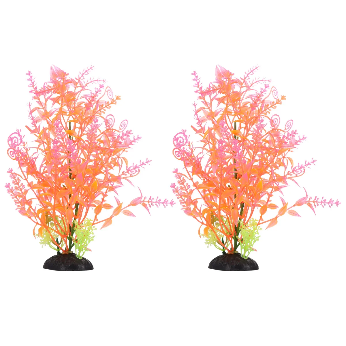 

2pcs Realistic Fake For Aquarium Landscape Water Plants Fish Tank Decoration Artificial Aquatic Plants Underwater Grass